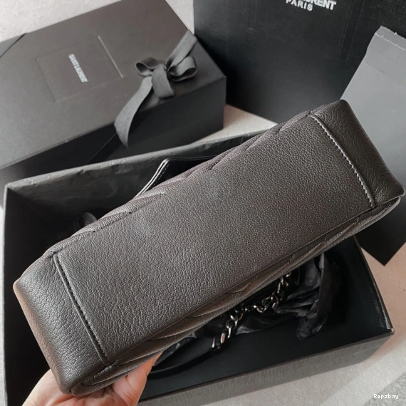 Rep ladies REP YSL Medium leather shoulder bag-24*17*6.5cm 0715